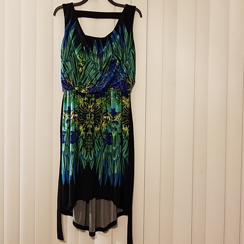 Vibrant Hi Lo Dress